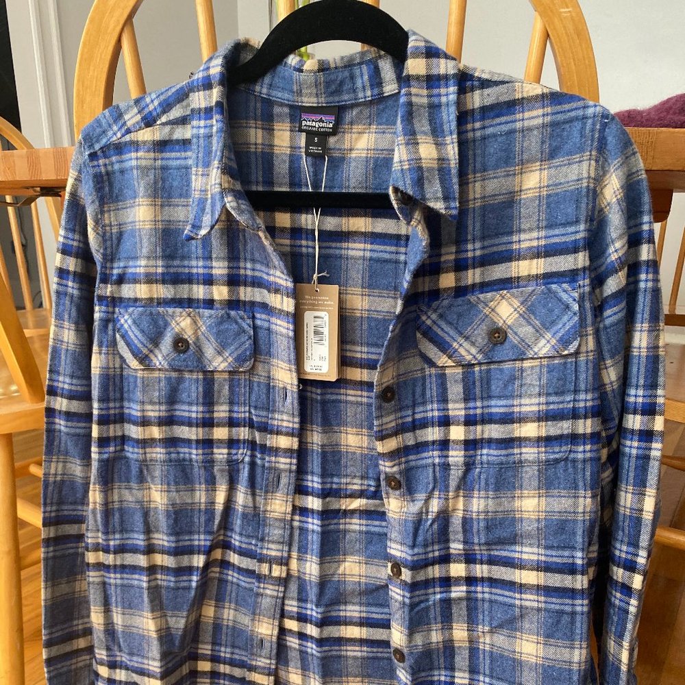 PATAGONIA FLANNEL, BRAND NEW, TAGS ON, SIZE SMALL
